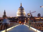 Millennium Bridge at night