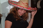 Annie in a hat