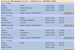 Edit Timings