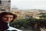 View of St Peters, Castel San Angelo , Rome, Italy