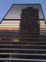 The Olympic villa, Barcelona at sunset