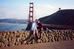Me and Suz, Golden Gate bridge, San Franscico